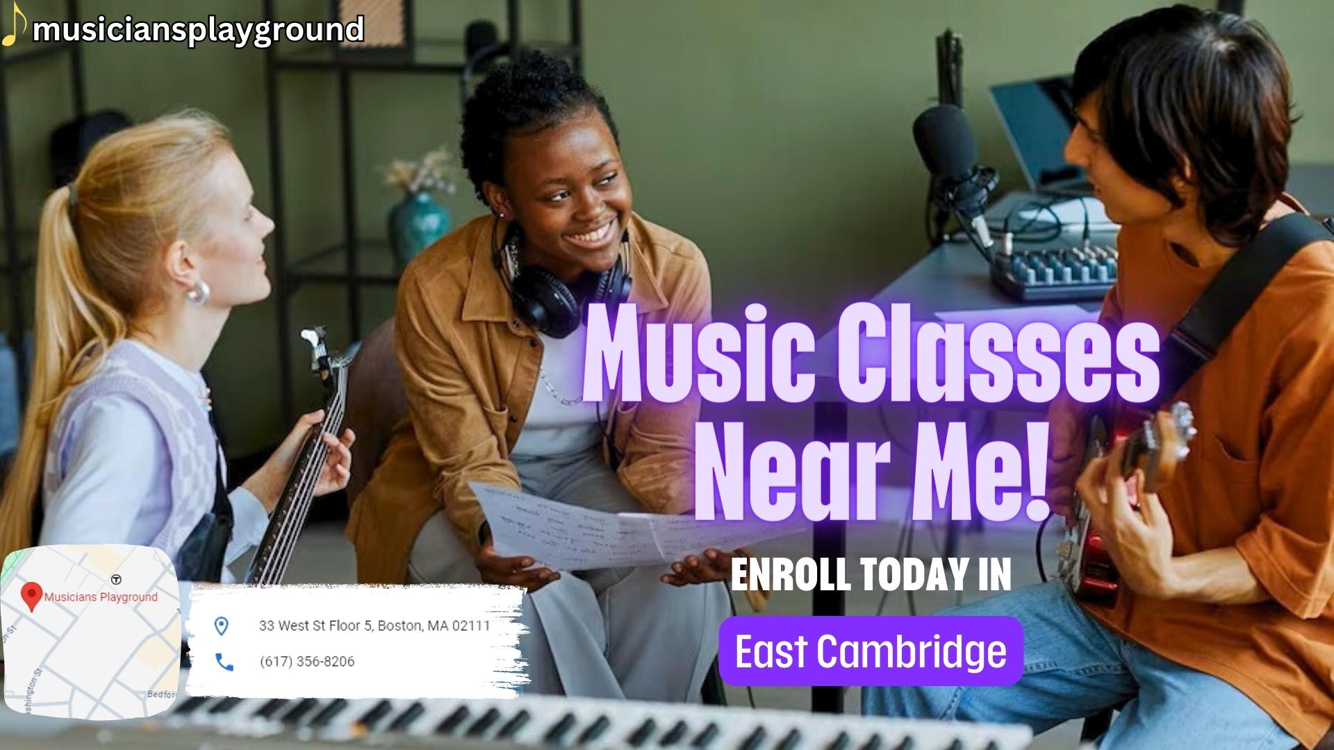 Music Classes Near Me in East Cambridge, Massachusetts: Find the Closest Music Education at Musicians Playground